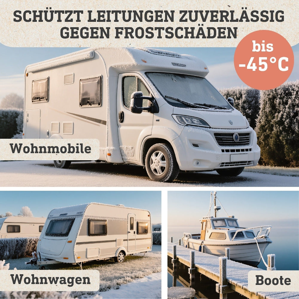 Awiwa Frostschutzmittel – für Wohnmobil, Wohnwagen und Boote, schützt Leitungen zuverlässig vor Frostschäden bis −45 °C