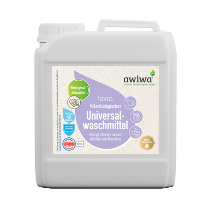 awiwa® lavin - mikrobiologisches Universalwaschmittel (flüssig) mit Dosierhilfe