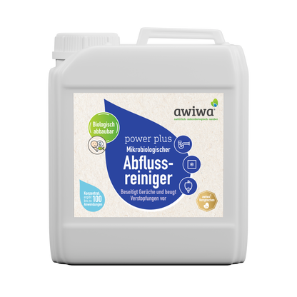 awiwa® power plus - Mikrobiologischer Abflussreiniger