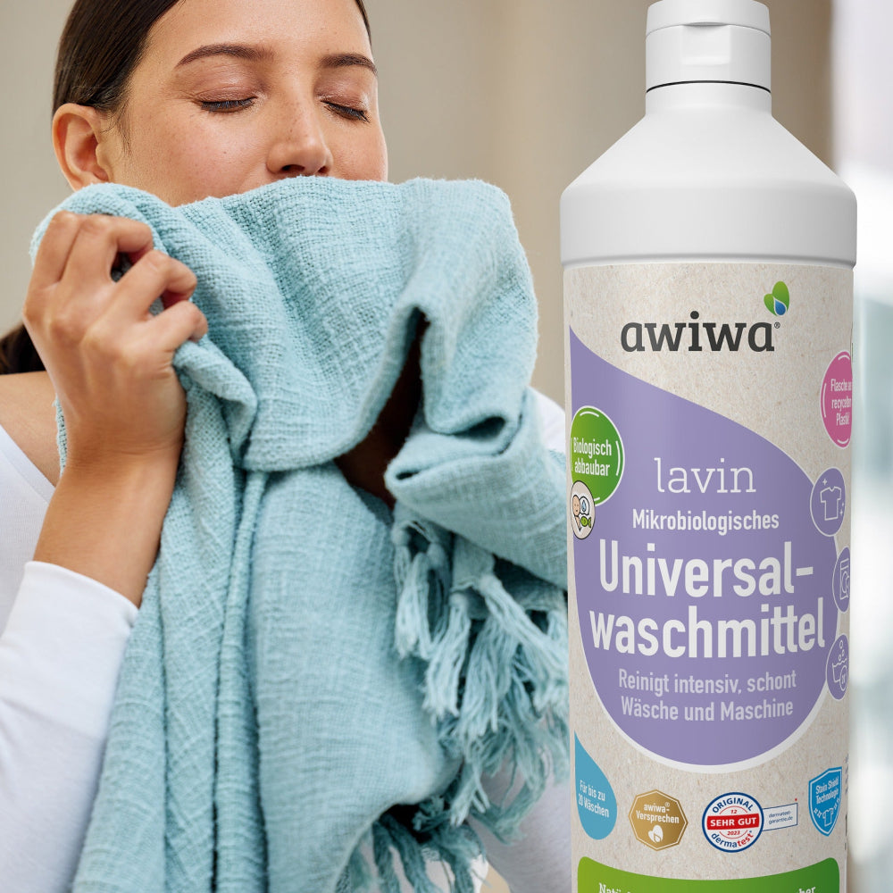 awiwa® lavin - mikrobiologisches Universalwaschmittel (flüssig) mit Dosierhilfe