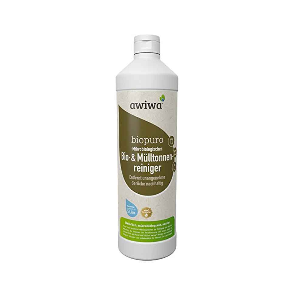 awiwa® biopuro - mikrobiologischer Mülltonnenreiniger